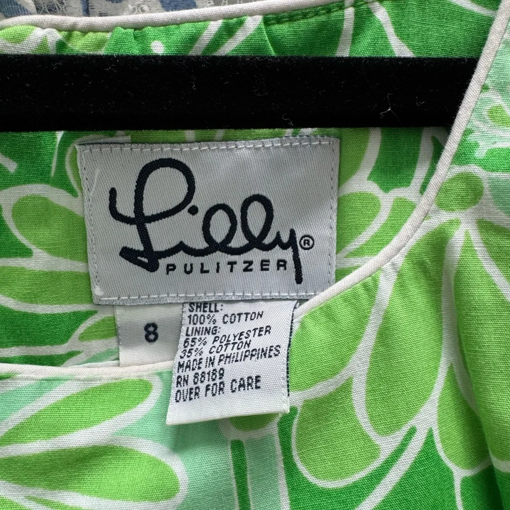 Lilly Pulitzer Green frog Sleeveless Dress - Picture 2 of 4